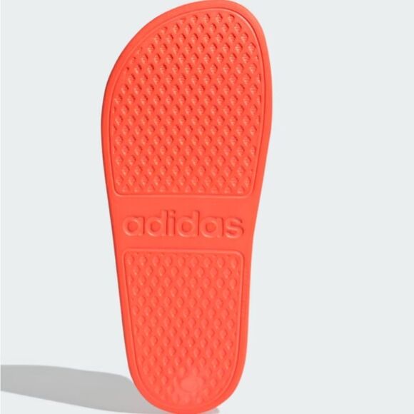 Adidas Adilette Aqua Slide Sandals- Solar Red/Cloud main image 6